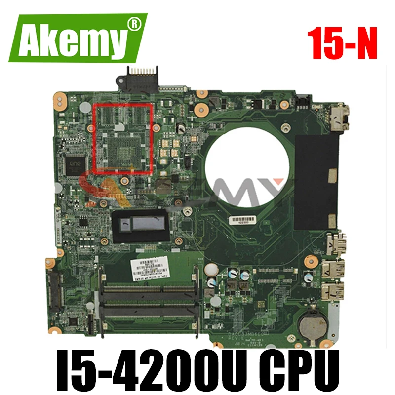 

For HP 15-N Laptop Motherboard DA0U83MB6E0 732086-501 732086-501 With i5-4200U Mainboard 100% fully tested