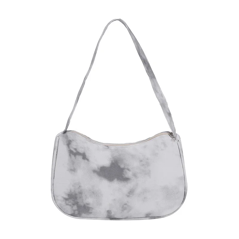 

Tie-dye Bag Women's 2023 New Trend Casual Simple Street Hip-hop Simple Shoulder Messenger Bag Underarm Nylon Bag