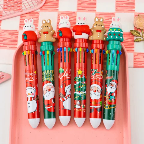 Десятицветная шариковая ручка