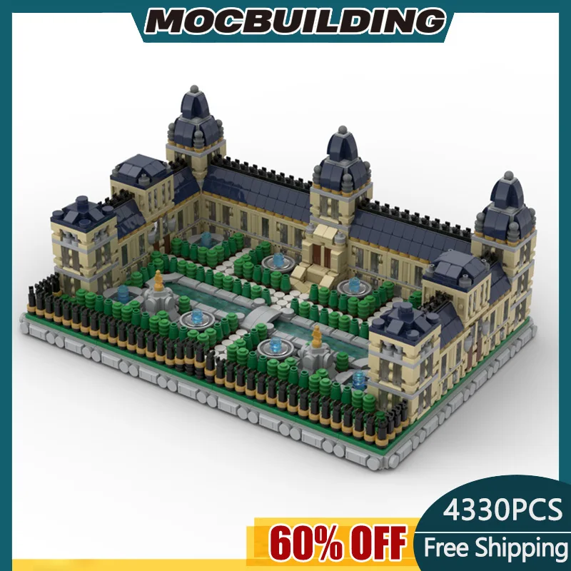 

MOC Building Block Modular Scene Architecture Palace Technology Bricks DIY Assembled Build Model Toy Holiday Gifts