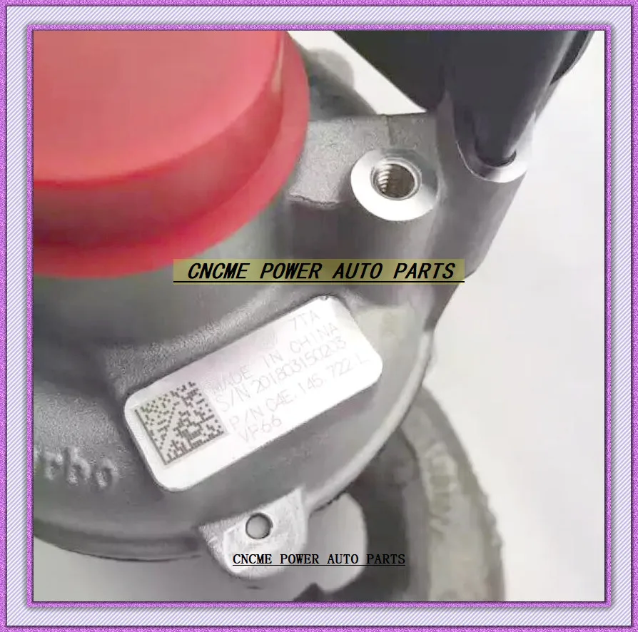 

Новый оригинальный Турбокомпрессор RHV4 VP66 04E145722L для Volkswagen для VW Lavida Lamando EA211 1,4 T 110KW 2016-