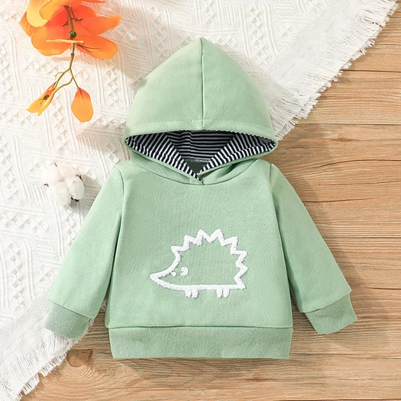 

Ootd for Newborn Baby Boy Hoodies 0-3 Years Old Fashion Long Sleeve