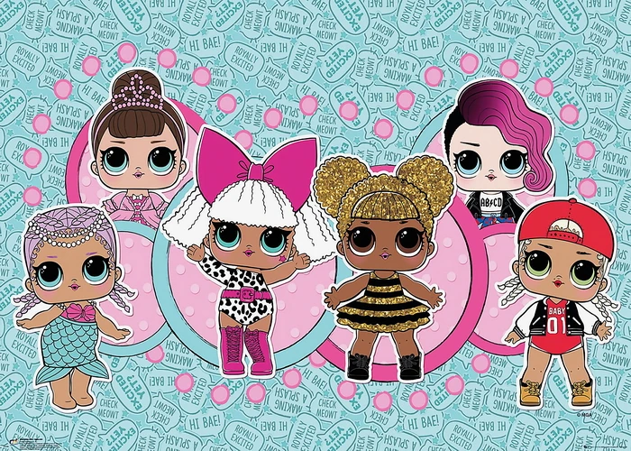 Мультяшная Фигурка Большой Фотофон Для Фотографии На День Рождения Розовый