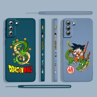 anime dragon ball z goku for samsung galaxy s22 s21 s20 s10 note 20 10 ultra plus pro fe lite liquid left rope phone case cover