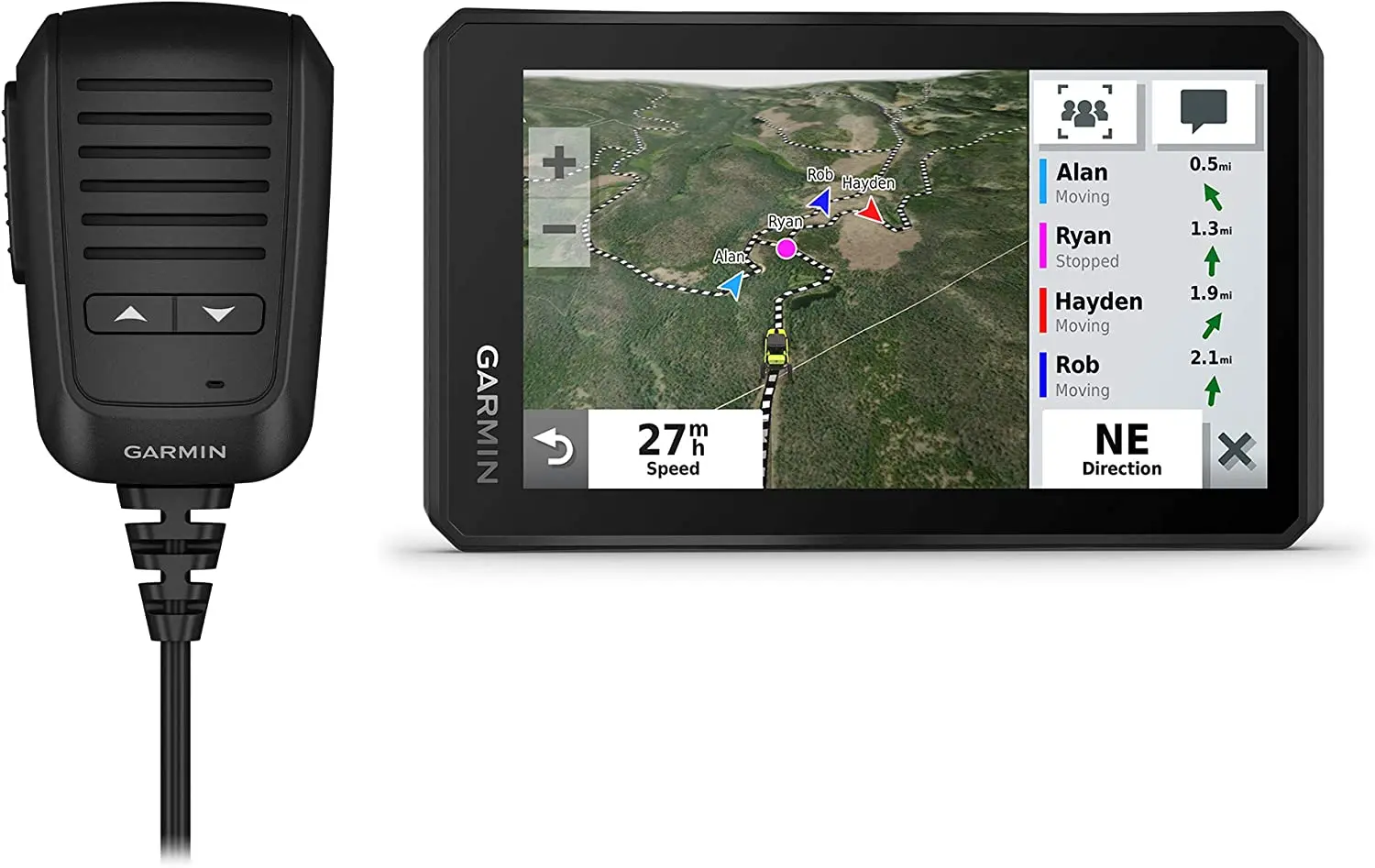 Горячая Распродажа лета 50%, скидка, Garmin, протектор Powersport, внедорожный навигатор с рацией, отслеживанием группы и голосовым управлением