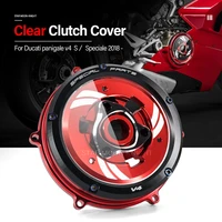 clutch cover engine racing spring retainer r protector guard for ducati panigale v4 v4s v4 speciale 2018 2021 pressure plate kit