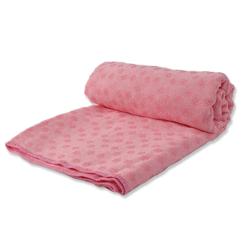 Yoga Blanket Antiskid  Mat Towel Microfiber Blanket Soft Thickened PVC Sports Equipment Sports Travel FoldingFitness Pilates Mat
