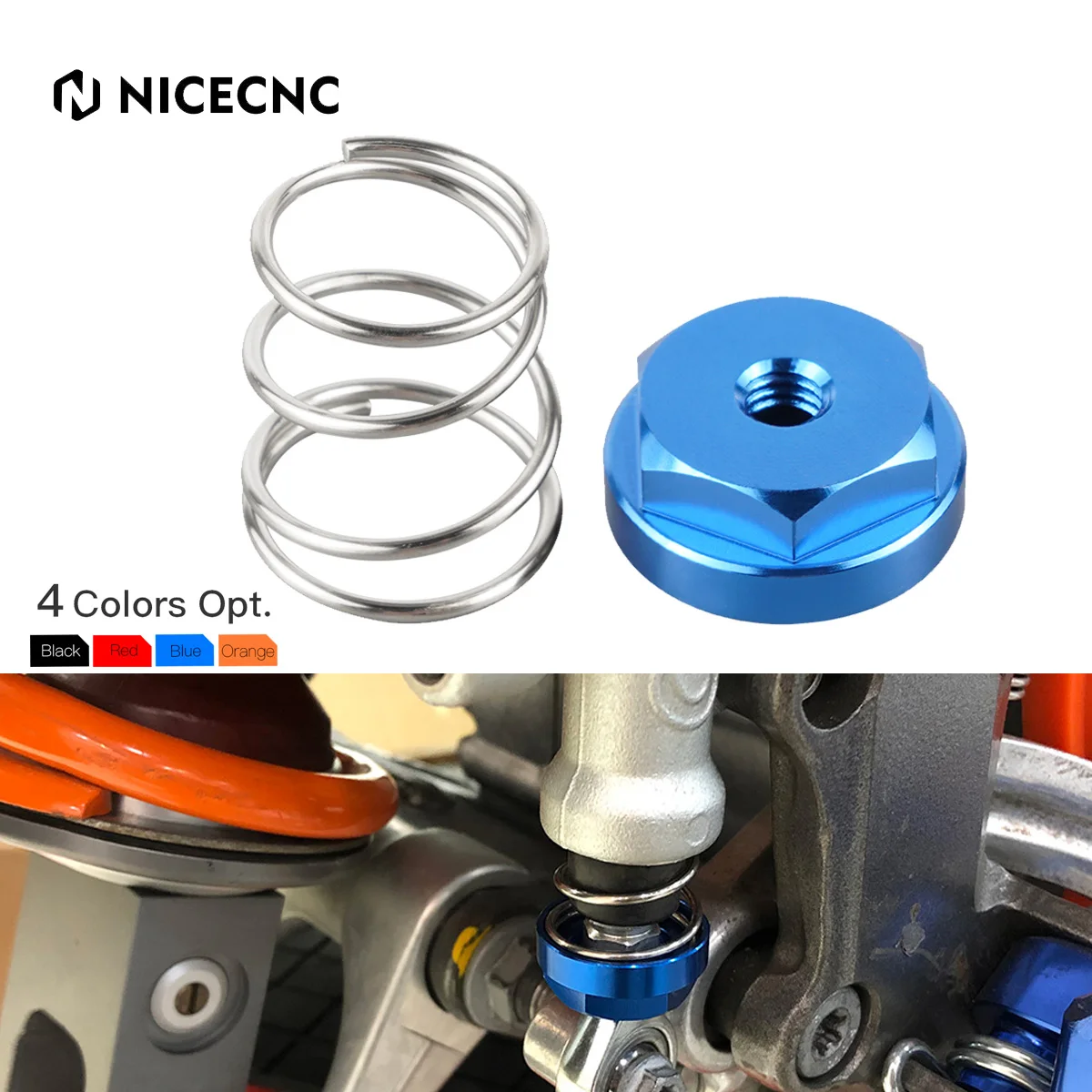 

NiceCNC Rear Brake Return Spring Kit for Husqvarna TC FC TE FE TX FX 125 250 300 350 450 501 2014-2022 Husaberg 125-570 TE FE