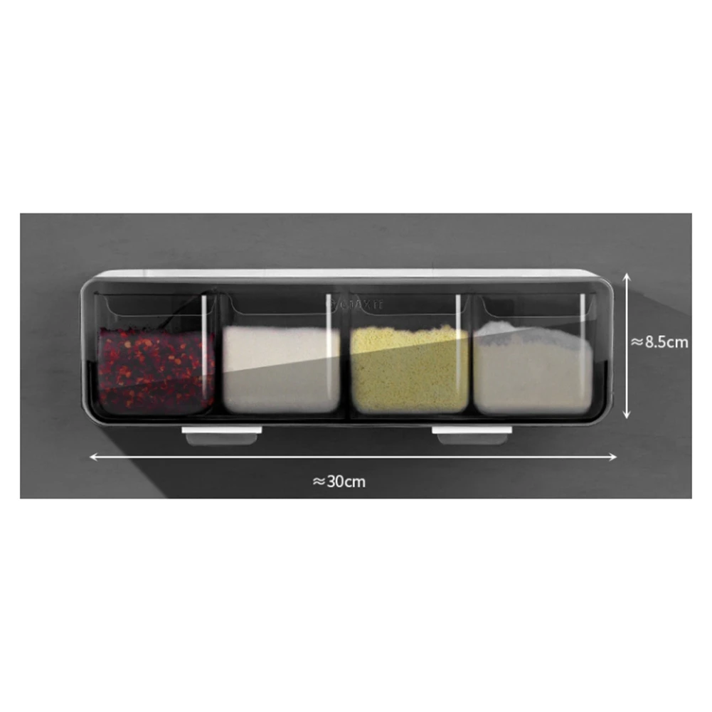 Контейнер для хранения приправ коробка специй соль мононатрий глутамат