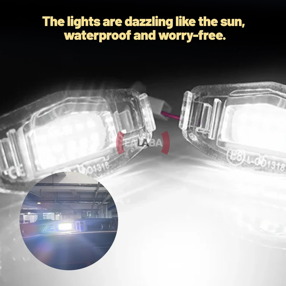 2 шт. подсветка номерного знака светодиодная лампа Canbus без ошибок для Honda Civic 01-15