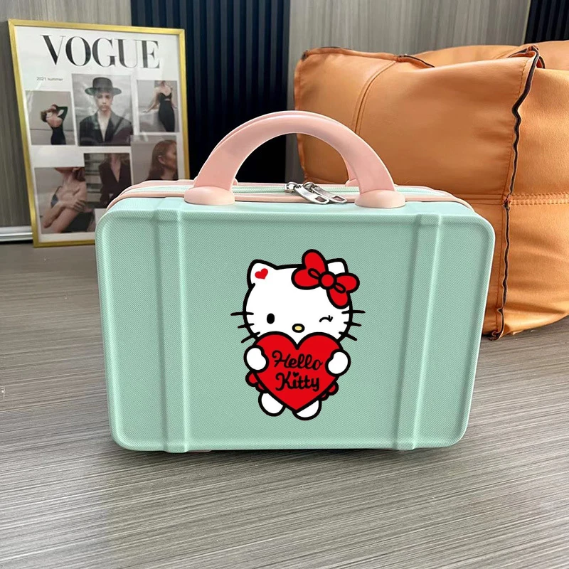 Hellokittys Косметика чехол Sanrios мини-чемодан маленький 14 дюймов девочка кавайный
