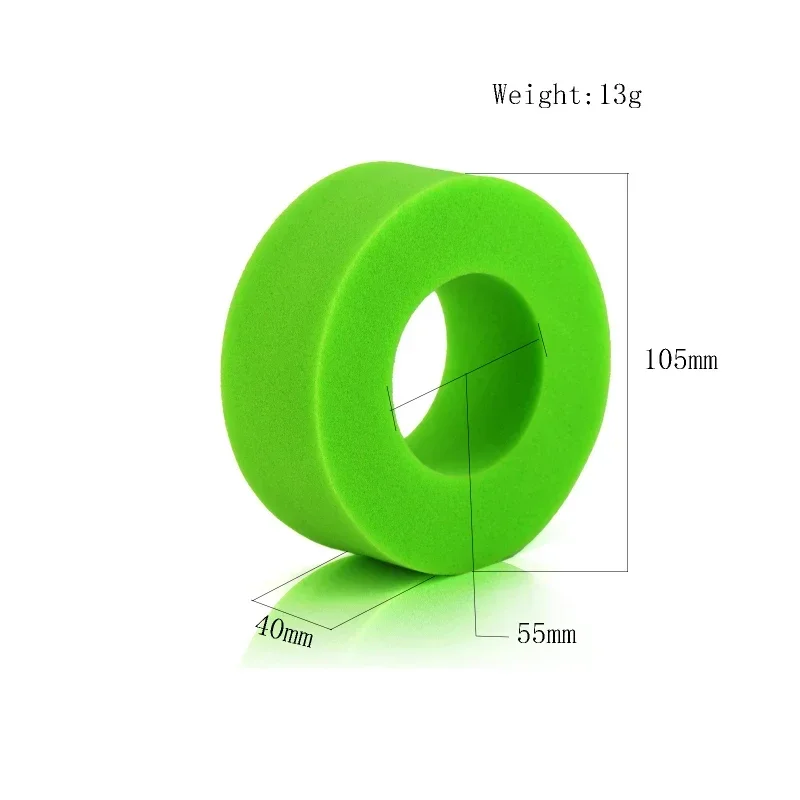 Желтый/зеленый мягкий пенопласт TPE 100-105 мм 98-105 подходят для колесных шин 1 9 дюйма RC