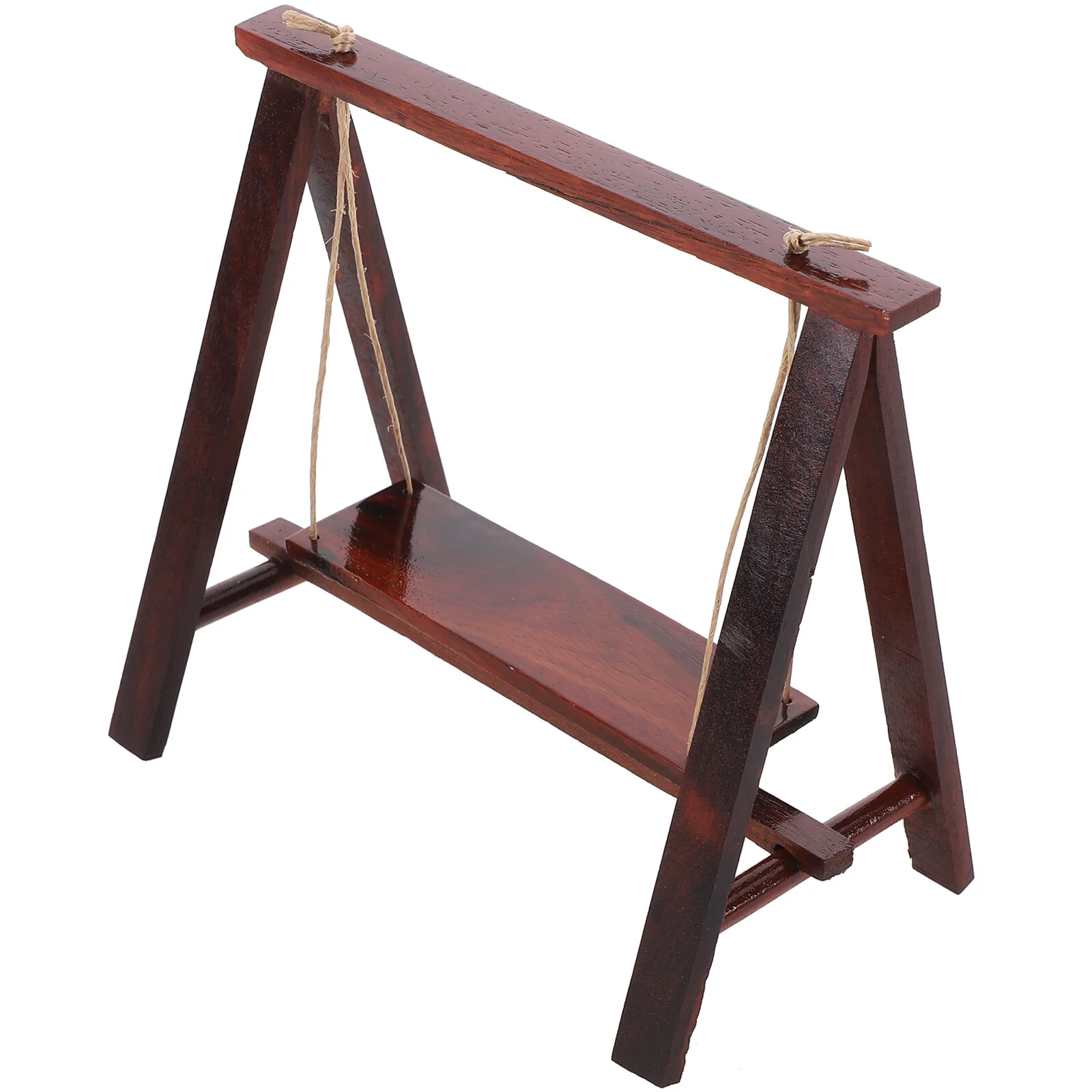 

Puppet Mini Accessories Swing Furniture House Miniature Model Toy Tiny Statue Wood Wooden Decorative Supply Lovely Small