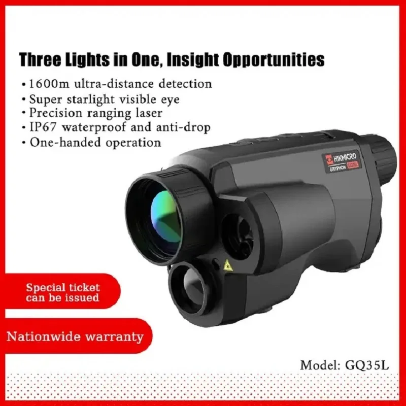 

HIKMICRO GQ35L Thermal Imaging Monocular Night Vision Scop Thermal Imager for Hunting
