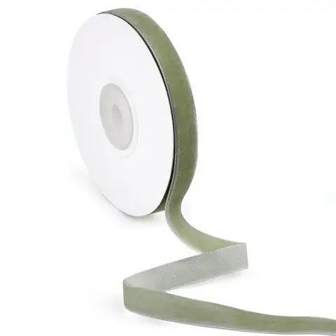 Бархатная лента 1 см/2,5 см, 5 ярдов, разноцветная