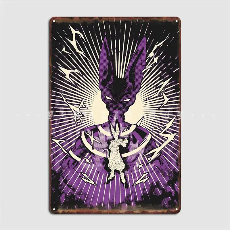 

Винтажный металлический знак Beerus, клубный домашний пещерный паб, дизайнерский Настенный декор, жестяной знак, плакат