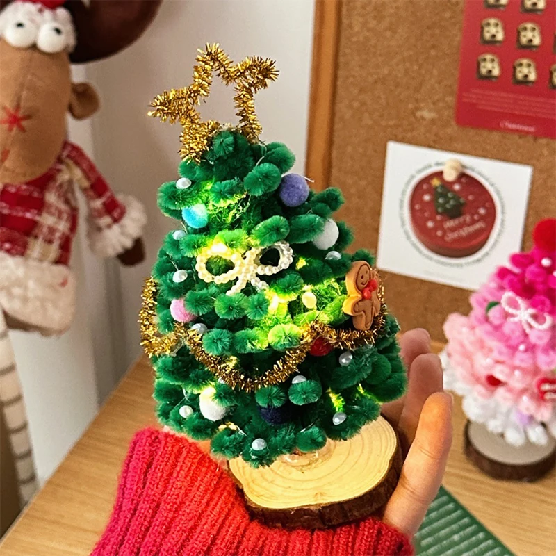 Рождественская елка украшения ручной работы поворотная палочка набор