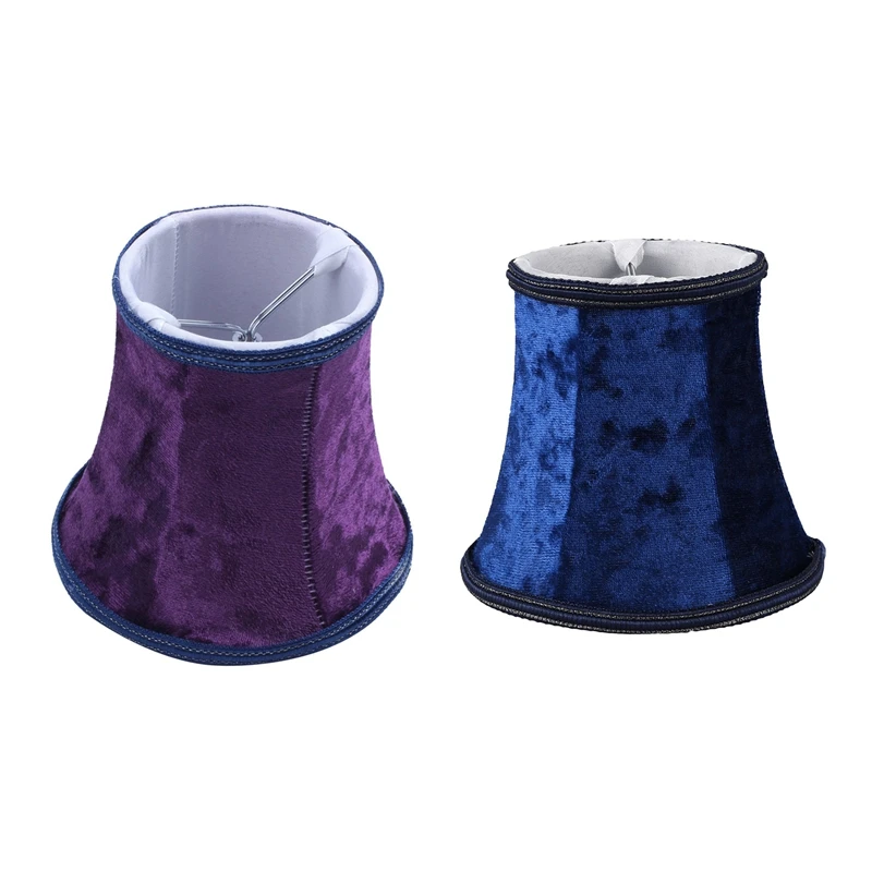 

Лампа-светильник, 2 шт., лампа-бра E14 в современном европейском стиле, темно-фиолетовая и темно-синяя