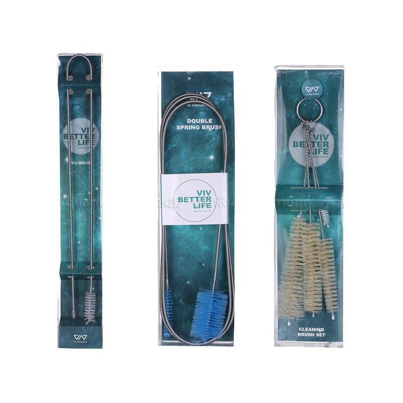 

VIV Aquatic Fish Tank 1.6m Spring Tube Brush for Aquarium 12/16mm &16/22mm Inflow Outflow Skimmer Pipe Cleaning Tools Supplies