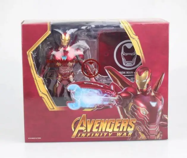 

Marvel Железный человек MK50 с комплектом оружия Nano, шарнирные игрушки BJD