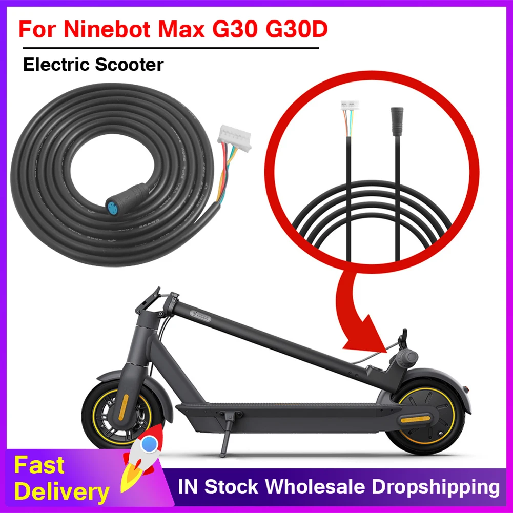 

for Ninebot Max G30 G30D Control Line Replacement Main Control Cable Electric Scooter Power Cord Charging Cable Accessories