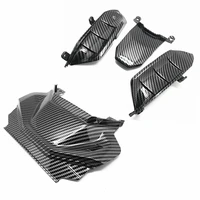 motorcycle accessories hydro dipped carbon fiber finish rear seat center side tail fairing for yamaha mt07 fz07 2014 2017