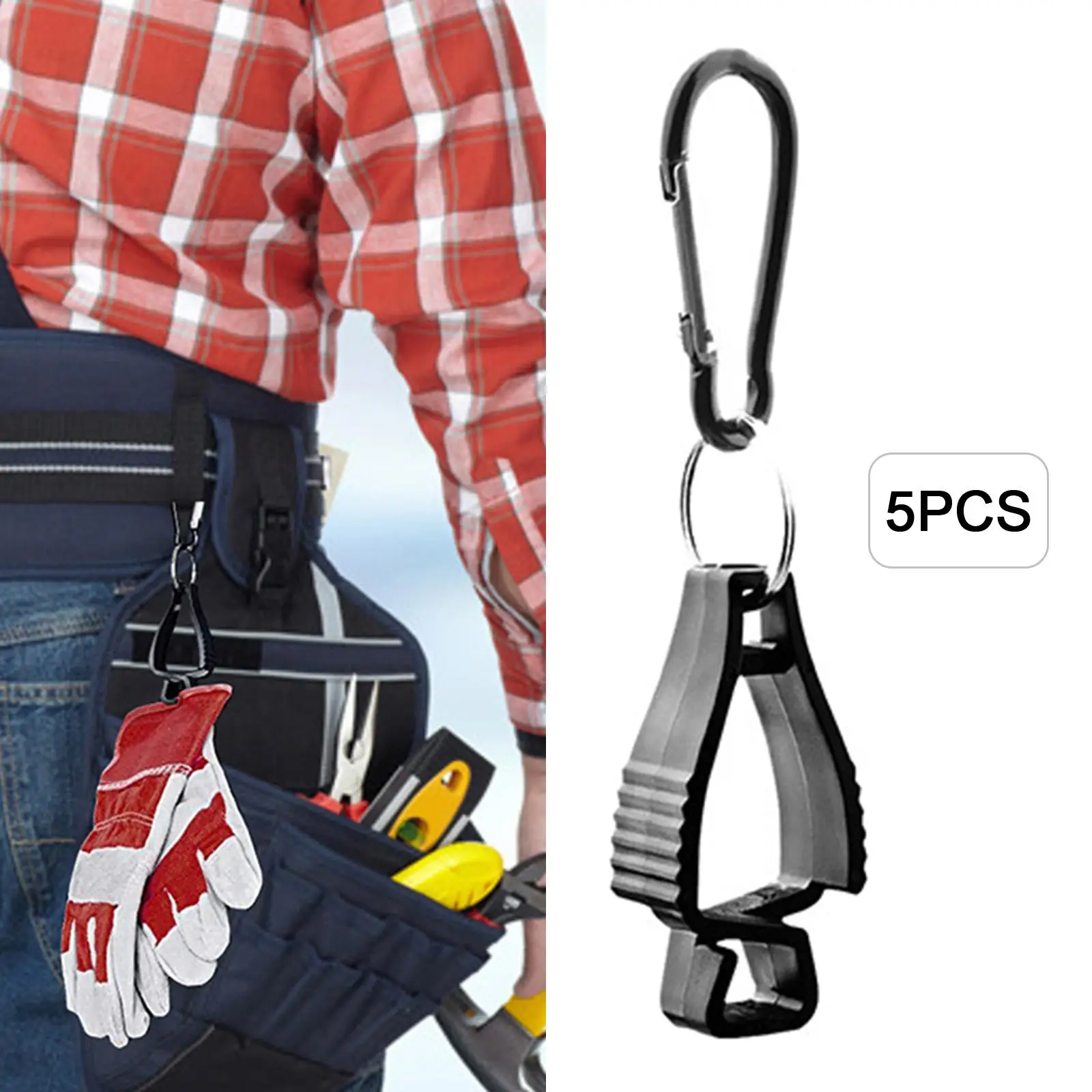 5 шт. зажим для рабочих перчаток держатель захвата блокировка рабочий работник