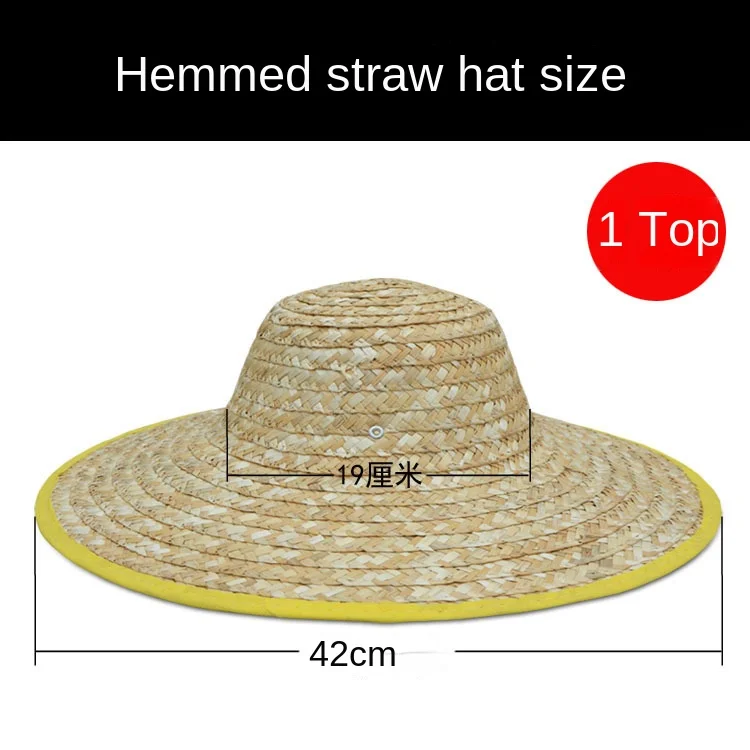 

Мужская соломенная шляпа с широкими полями