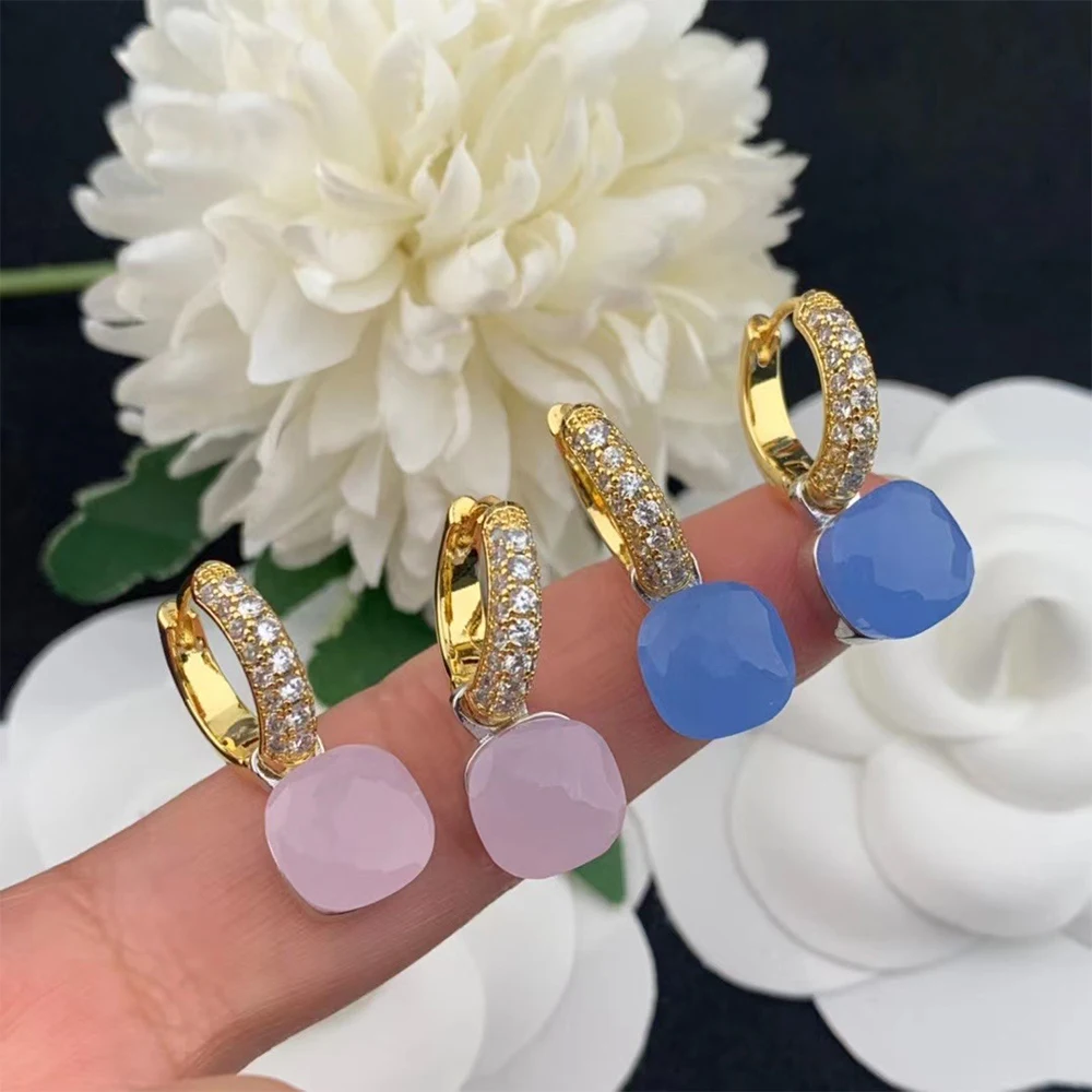 

Vintage Temperament Minimal Style Ring Crystal pendant earrings for women's Girl Gift Party Jewelry wholesale