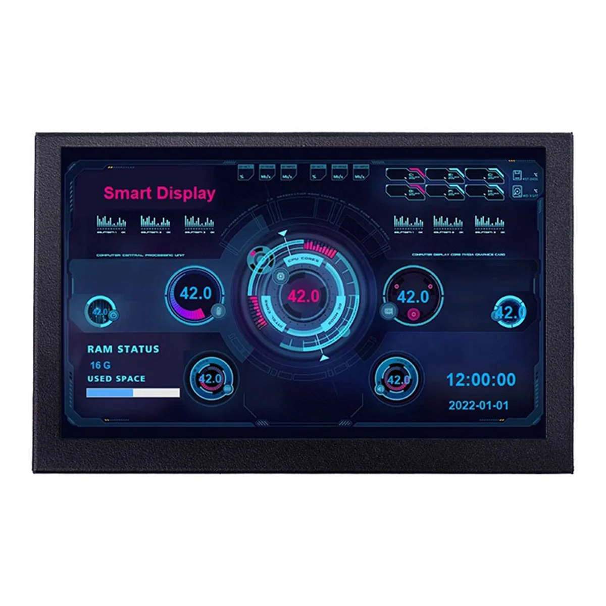 5-дюймовый ЖК-монитор плата управления драйвером AIDA64 дополнительный экран IPS для