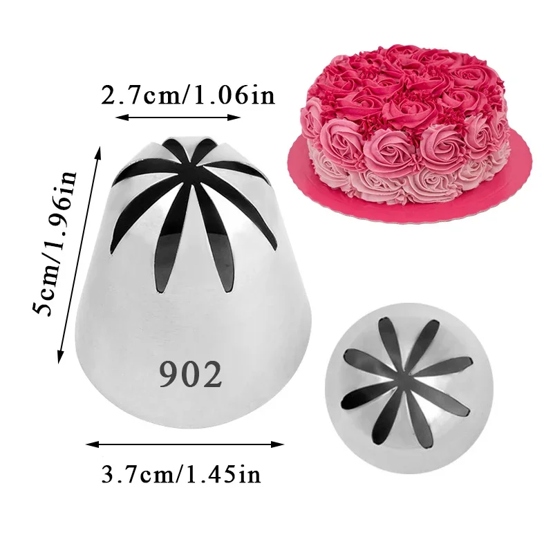 

Насадки для крема BCMJHWT, 8 шт., серебристые, из нержавеющей стали