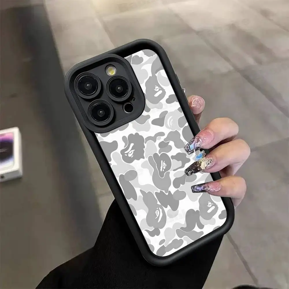 Фото Модный яркий чехол BAPE из ТПУ для iPhone 17, 16, 15, 14, 13, 12, 11 Pro Max Plus №2