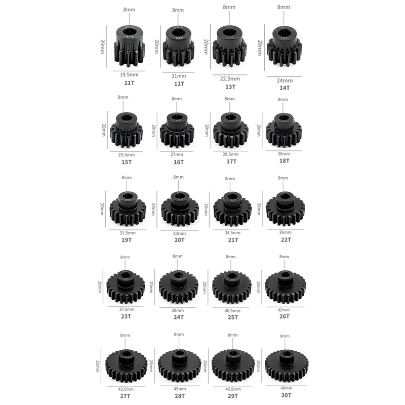 Шестерня двигателя замена модуля M1 5 8 0 внутреннее отверстие для шестерни из