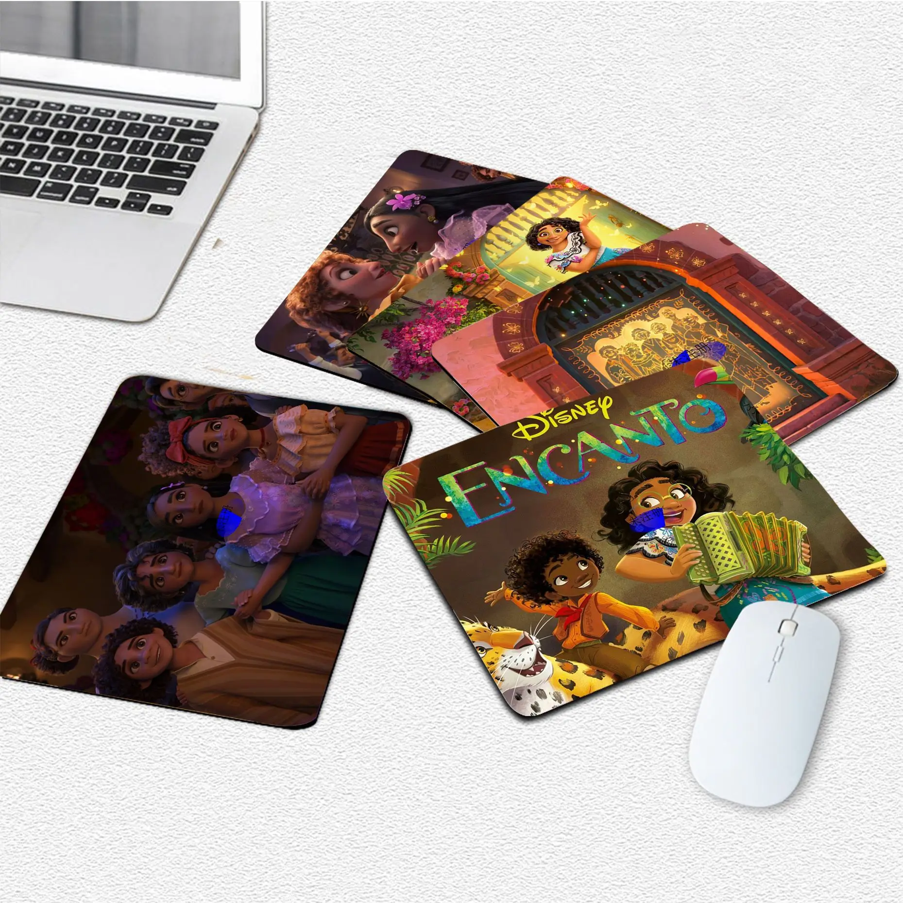 

Disney Encanto Rubber Small Gaming Mouse Pad Gamer Desk Mat Keyboard Pad Decoration Mause Pad Desktop Mat