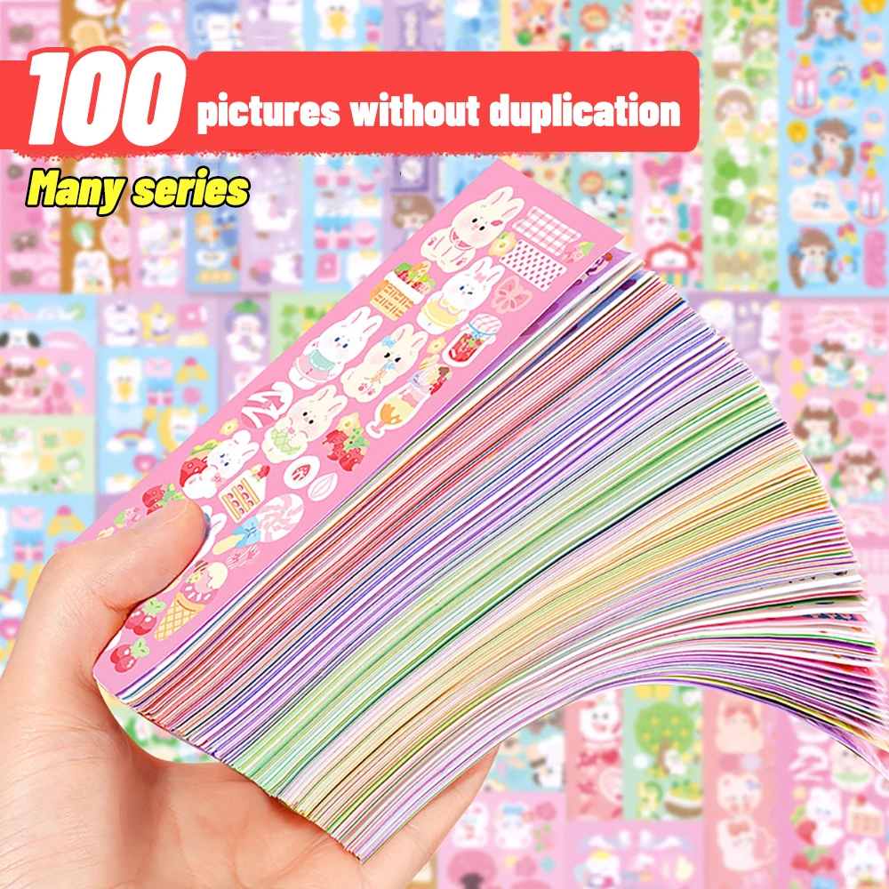 

Мультяшные наклейки для детей 100 шт.