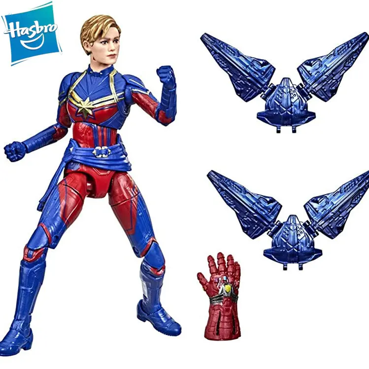 

Hasbro Marvel Legends Ironman 2pcs Set Captain Marvel Virginia Pepper Potts Rescue Armor 6" Action Figure Toys Doll