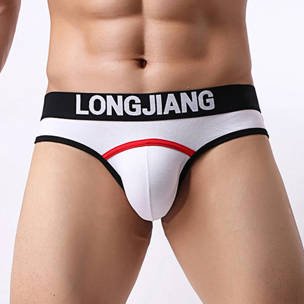 

Mens Cotton Underwear T-Back G-String Briefs Sexy Thongs Lingerie Underpants U Convex Pouch Briefs Breathable Knickers
