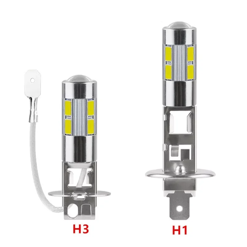 

2pcs High Power Lamps H1 H3 10SMD 5630 T10 BA9S BAX9S LED Replacement Bulbs for Car Fog Lights Daytime Running Light 12V