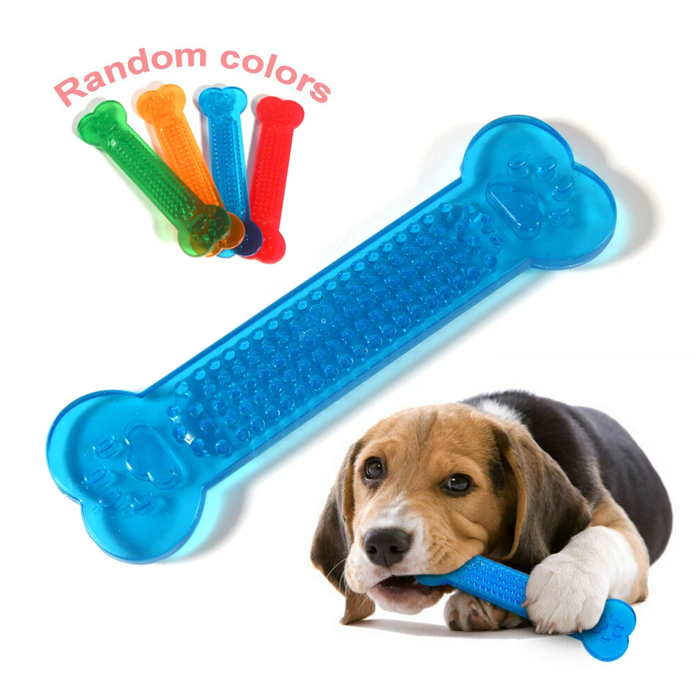 

Hot Sale Pet Dog Chew Toys Rubber Bone Toy Aggressive Chewers Dog Toothbrush Doggy Puppy Dental Care For Dog Pet Accessories
