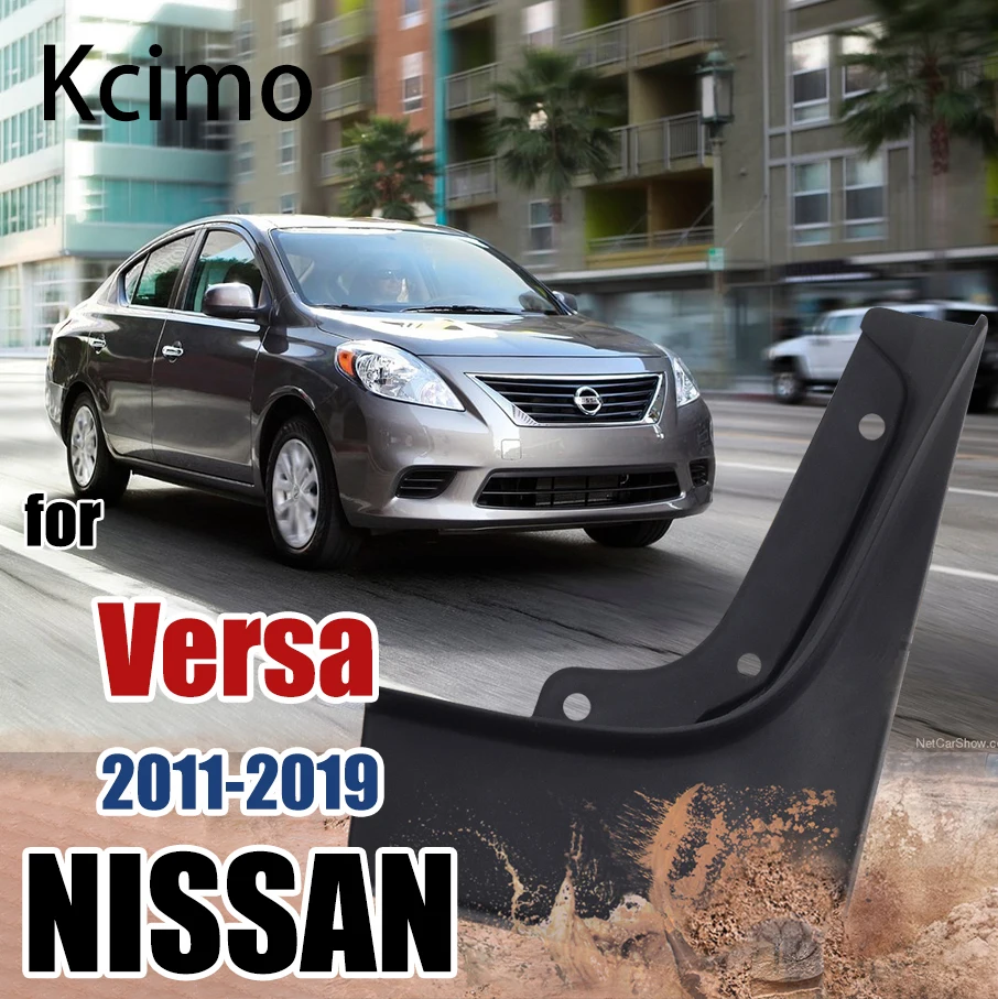 

for Nissan Versa Sedan Latio Sunny Almera N17 2011~2019 Fender Mud Flaps Mudguard Accessories 2012 2013 2014 2015 2016 2017 2018