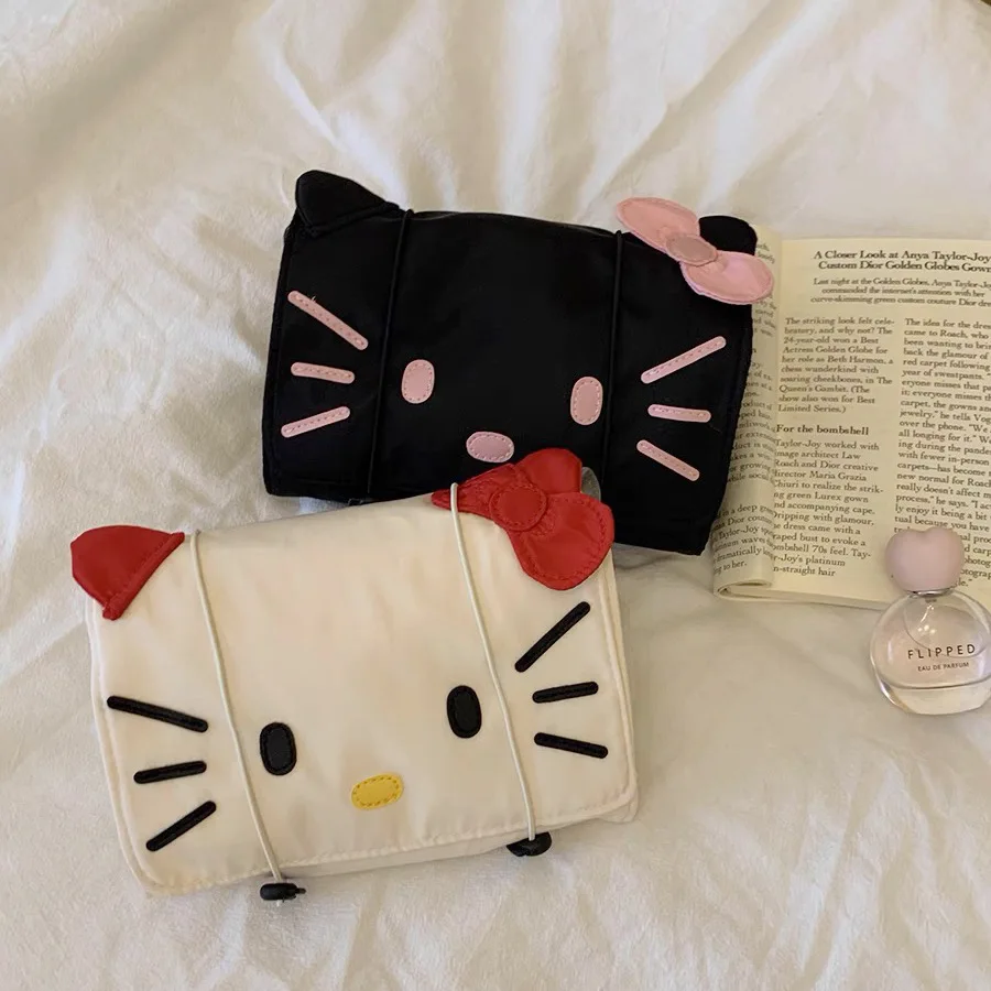 Косметичка Hello Kittle новинка 2024 портативная съемная сумка для хранения большой