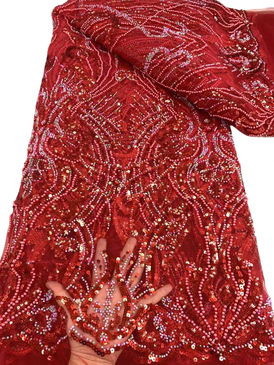 2025 новейшая элегантная мягкая роскошная кружевная ткань лучшего качества с