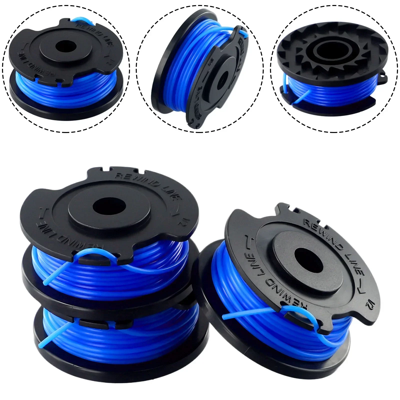 Для Greenworks катушки с одной резьбой для аксессуары гибкого использования G24LT25 G24LT