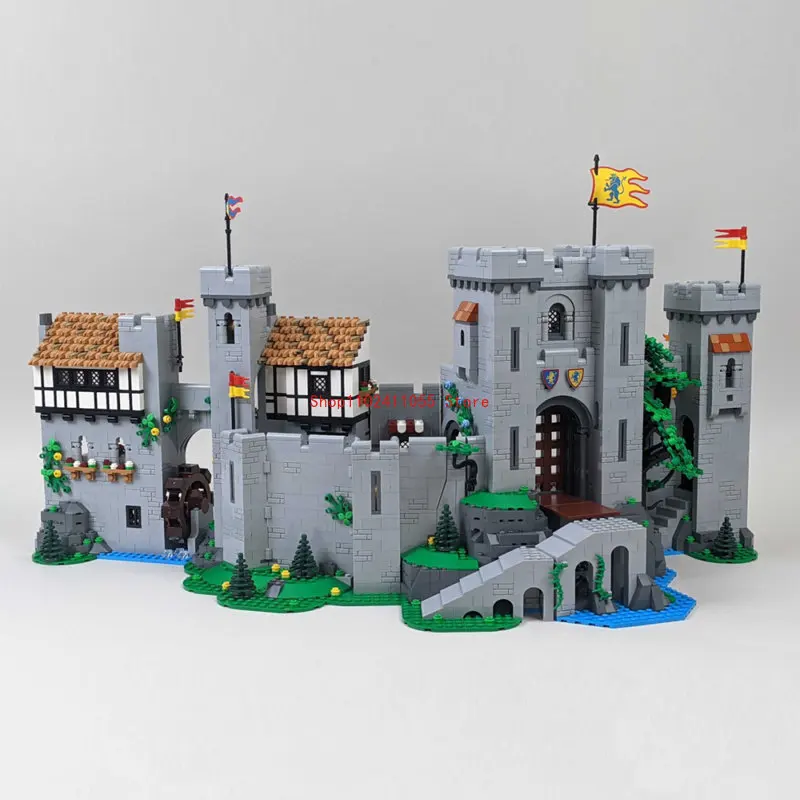 

New IN STOCK Creative 10305 Castle Knights bricks DIY Military War 4514PCS Icon Building Blocks Toys for Kids Christmas Gifts