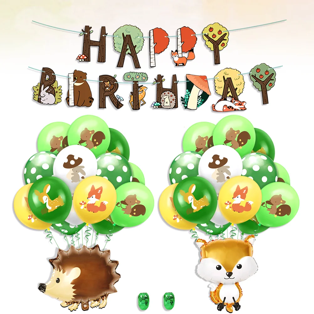 

Party Supplies Woodland Decorations Birthday Forest Animals Creatures Jungle