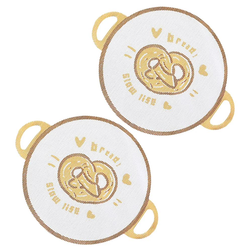 

2pcs Non-stick Silicone Steamer Liner Reusable Steamer Liner Round Steamer Liner Dumpling Steamer Liners