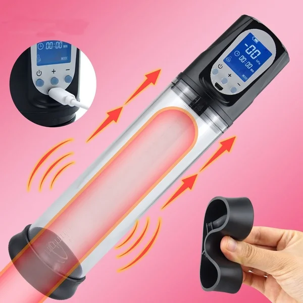 

Enlarge Penis Pump Penis Enlargement Device Penis Extender Vacuum Pump for Men Male Penis Masturbator Dick Enlargement Erection