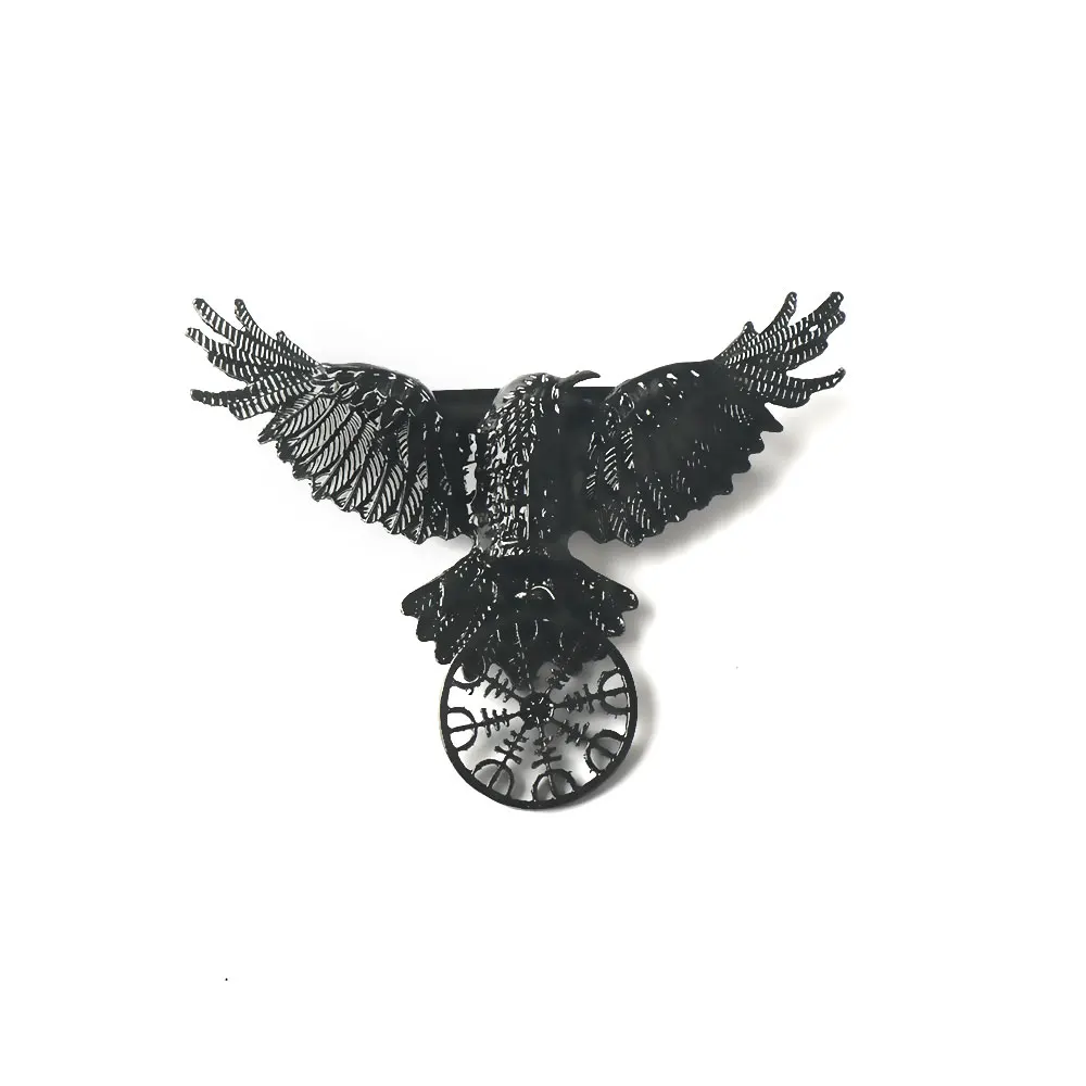 Женская заколка для волос в виде вороны