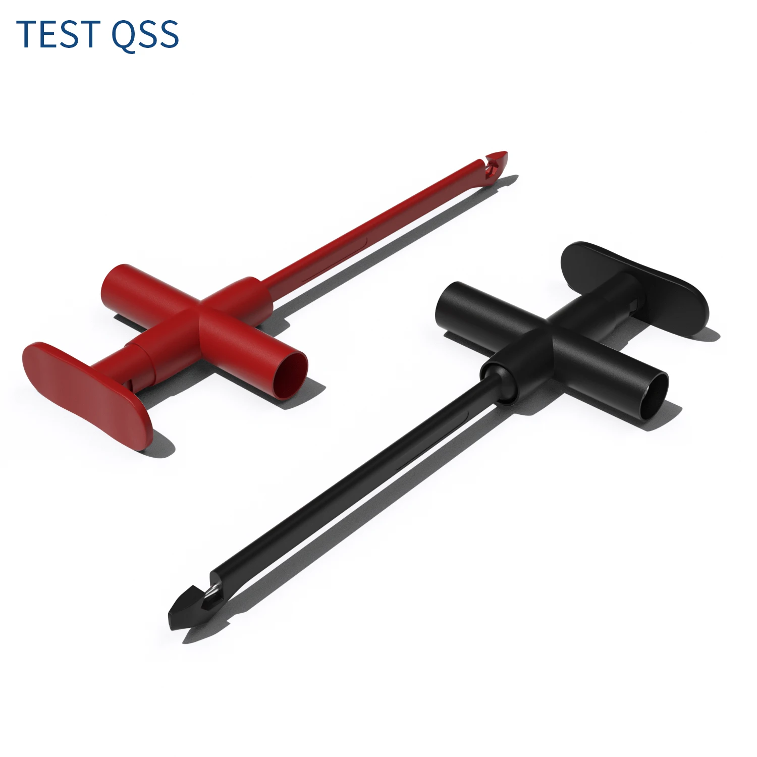 QSS 2 шт., прокольный зонд, прокол, тестовый зажим, автомобильный тестовый кабель, комплект, автомобильный ремонт, мультиметр, инструмент для тестирования
