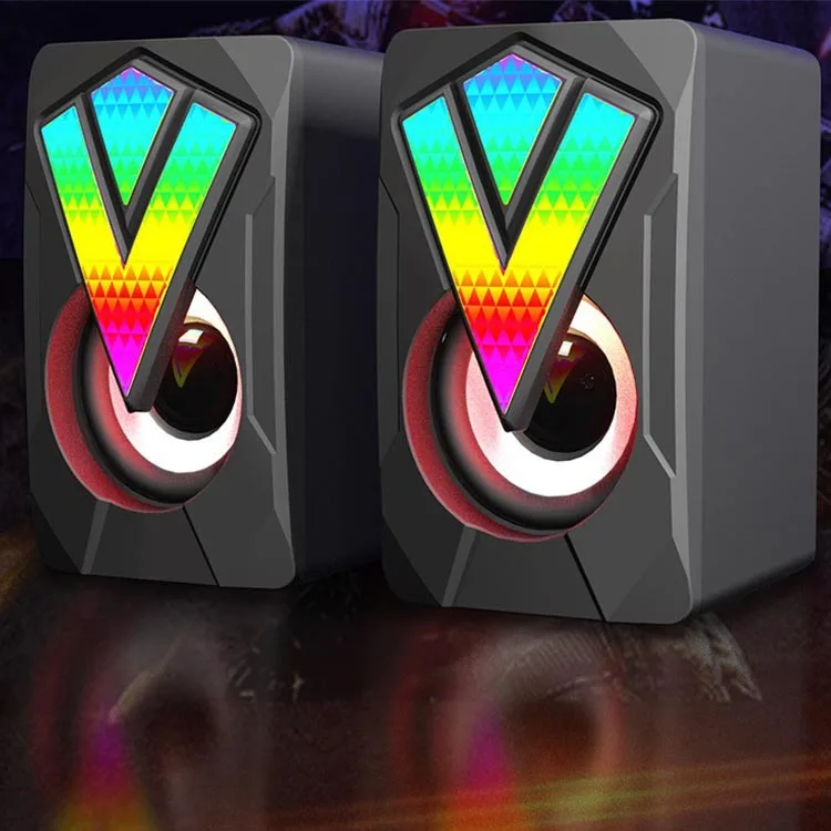 

New USB speaker RGB luminous desktop notebook desktop mini computer audio stereo speaker laptop speaker